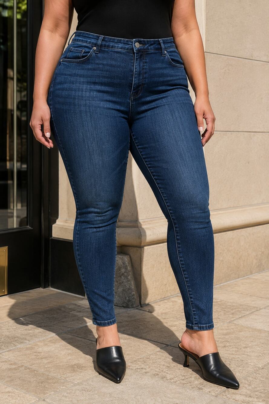 Sonoma Goods for Life Curvy Skinny Jeans High Rise 22W EUC